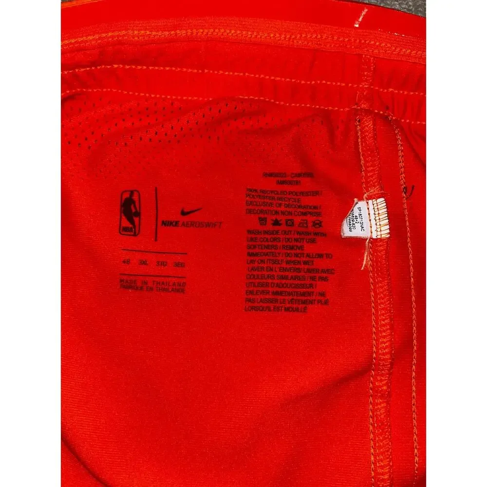 NBA 2018 Rising Stars Team World Player Issued Nike Shorts Sz 48 +2 3XL - Picture 7 of 16